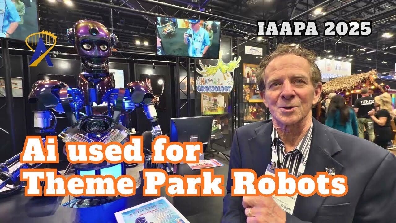 Video thumbnail for AI Controlled Robot Designed for Theme Parks and Attractions