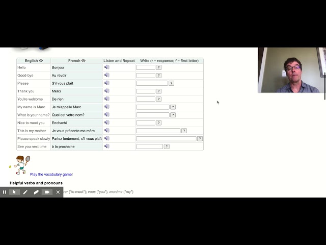 Video thumbnail for "BonPatron" Vocabulary Guide: Greetings