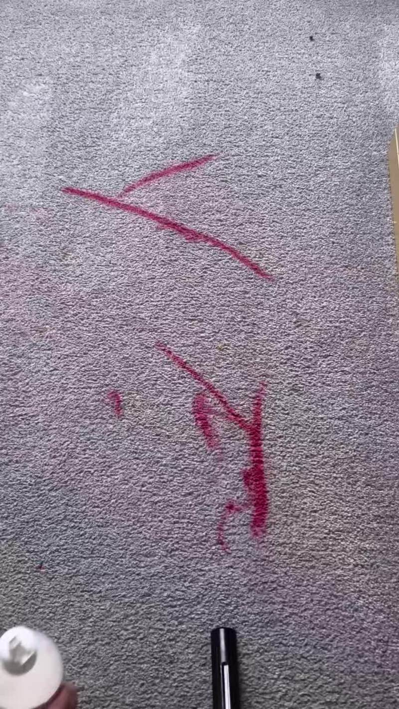 Video thumbnail for Removing Lipstick Stains from Carpet with Drill Brush Cleaning