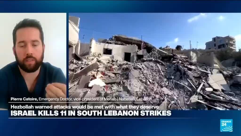 Video thumbnail for South Lebanon: Doctor describes escalating humanitarian toll