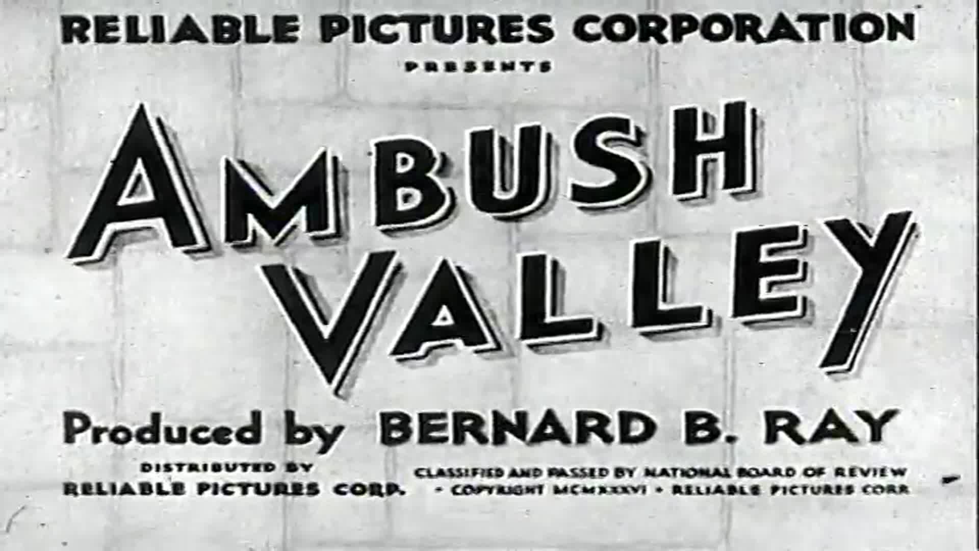 Video thumbnail for Ambush Valley (1936)