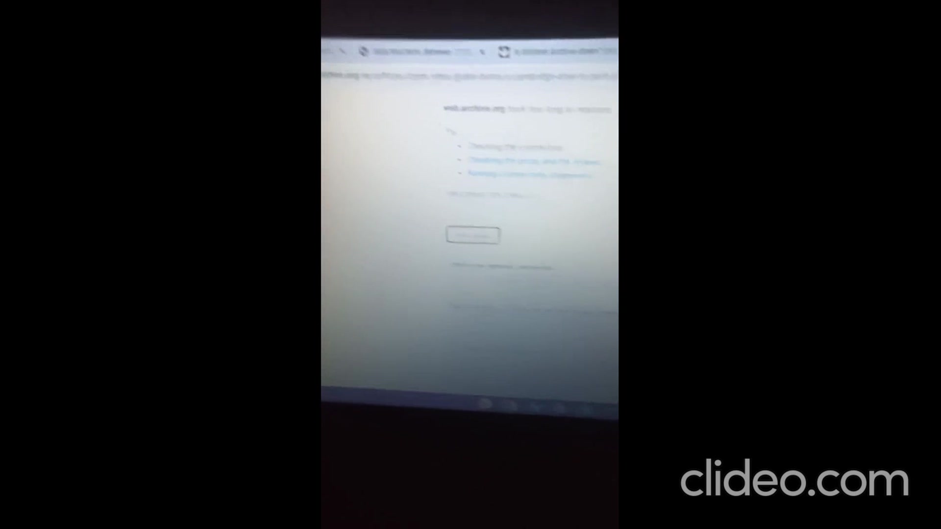 Video thumbnail for Internet Archive is currently down ERR CONNECTION TIMED OUT appears
