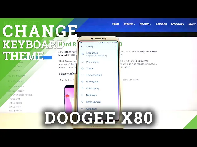 Video thumbnail for How to Personalize Keyboard Theme on Doogee X80 – Set Custom Keyboard Theme