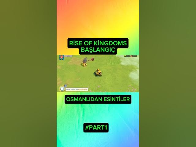 Video thumbnail for Rise Of Kingdoms Başlangıç Osmanlıdan Esintiler #PART1 #rok #riseofkingdoms #kingsdoms