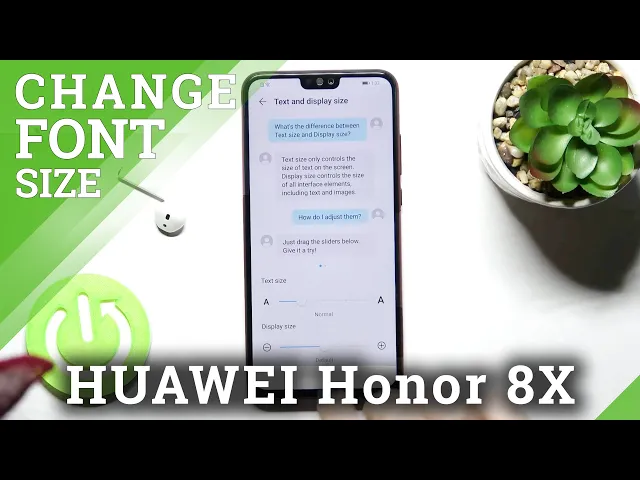 Video thumbnail for Change Font Size on HUAWEI Honor 8x - Text Size Managing