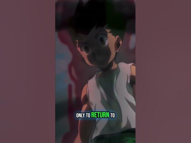Video thumbnail for Gon Freecss: From Wholesome Kid to Terrifying Powerhouse! #shorts