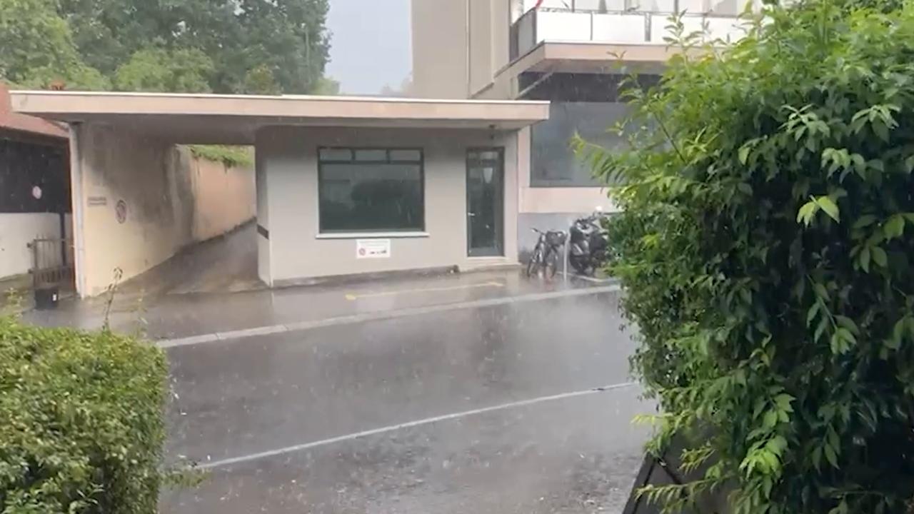 Video thumbnail for Switzerland: Thunderstorms hit Switzerland after record June heat.