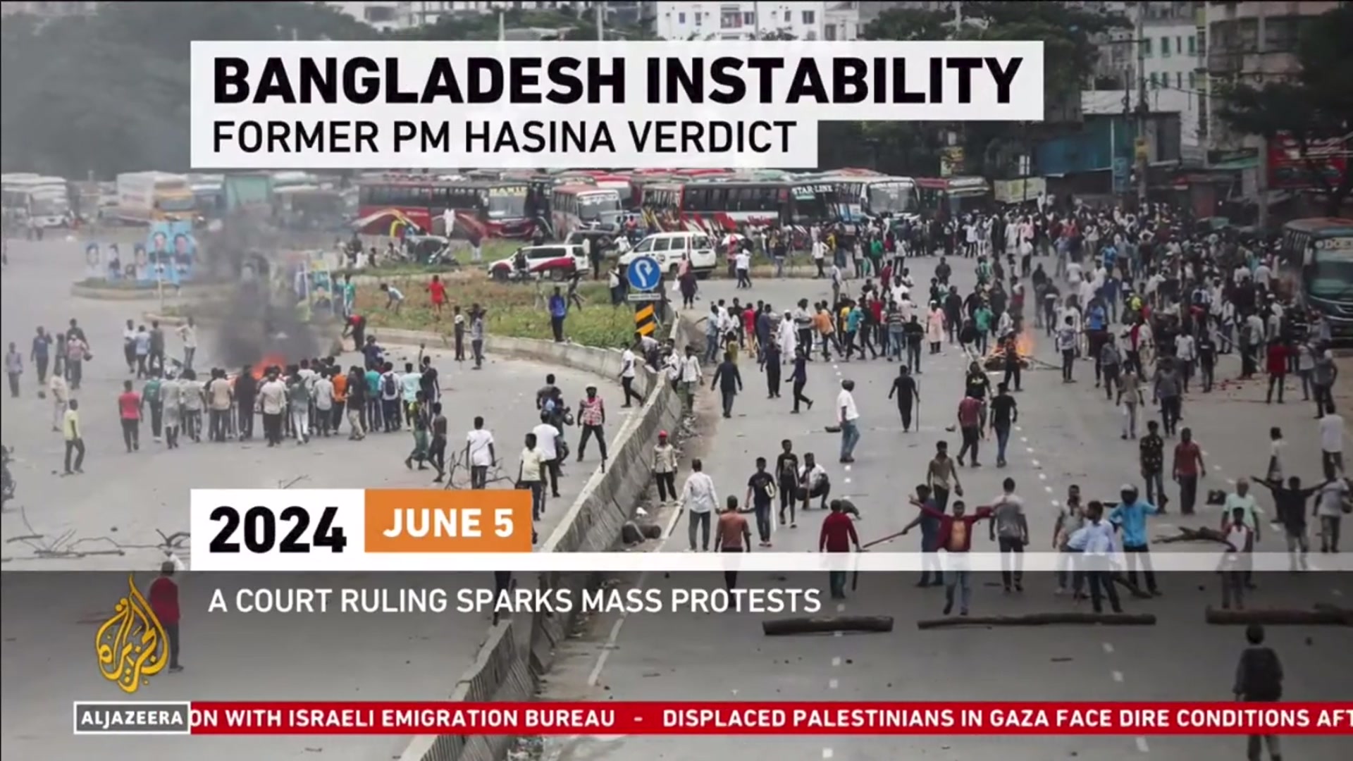 'Video thumbnail for Bangladesh court convicts Sheikh Hasina of crimes against humanity'