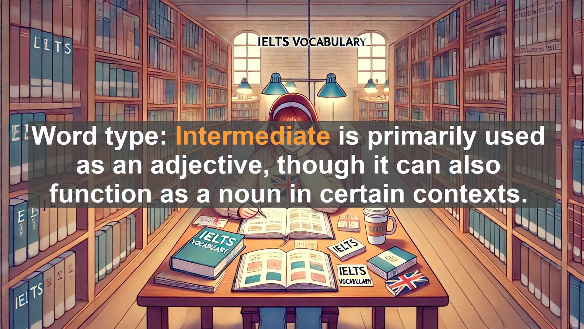 'Video thumbnail for 5000 Must Know IELTS 8.0 Vocabulary - Understanding 'Intermediate': A Key Word for Describing Progress'