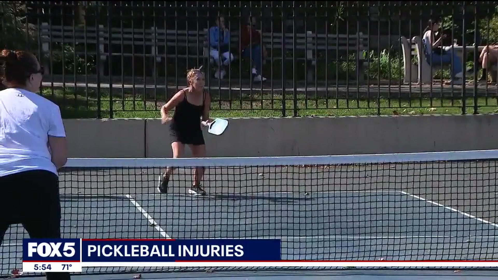 'Video thumbnail for Here's how to stay safe while playing pickleball'