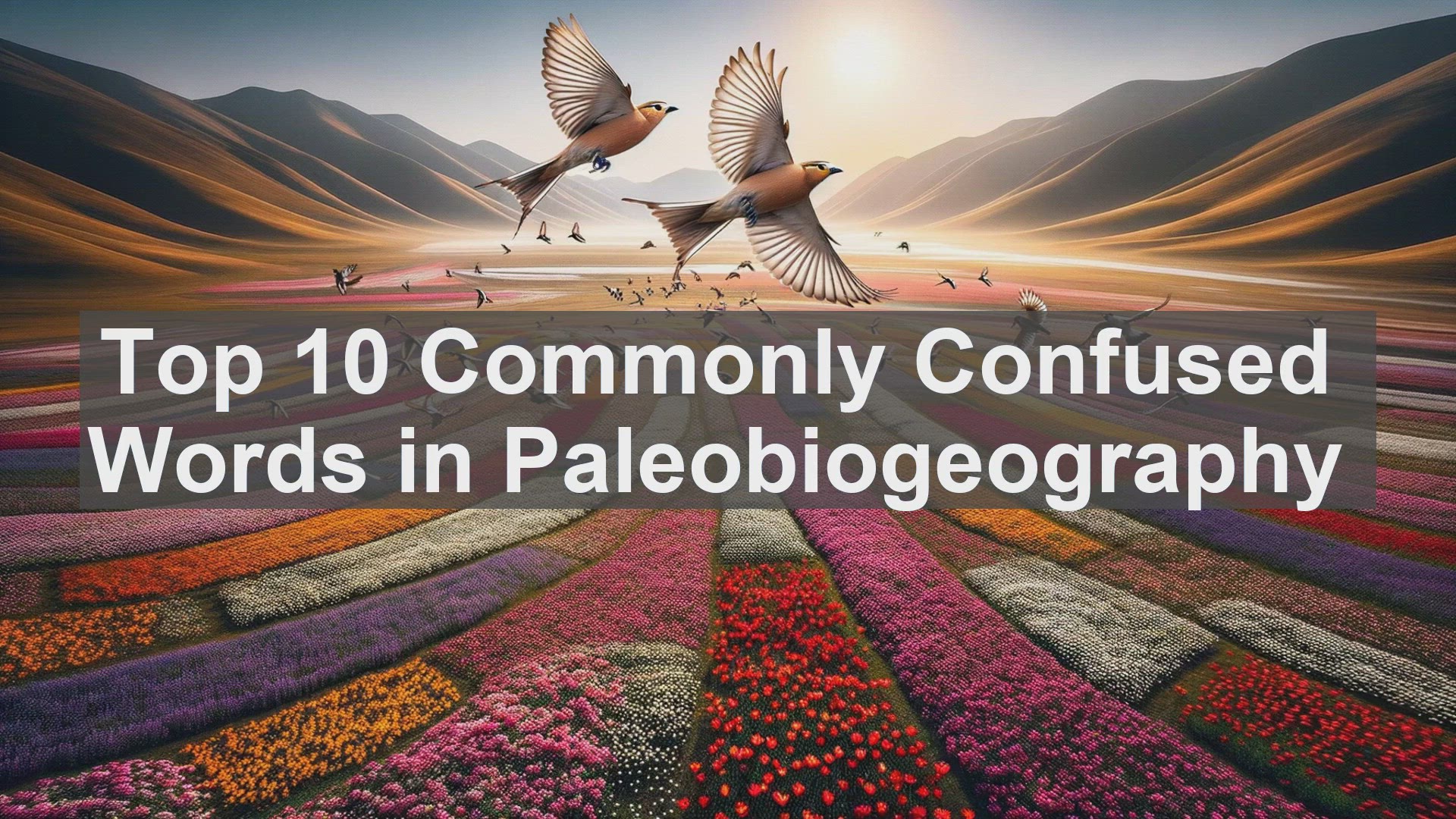 'Video thumbnail for Top 10 Commonly Confused Words in Paleobiogeography'