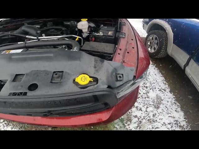 Video thumbnail for Where is Fuse Box Under the Hood in Dodge Ram 1500 II ( 2019 - now ) - Find Fuse Box