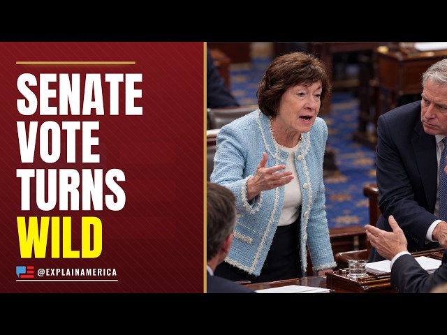 Video thumbnail for Senate Chaos — RINO Susan Collins Just Cast the Deciding Vote