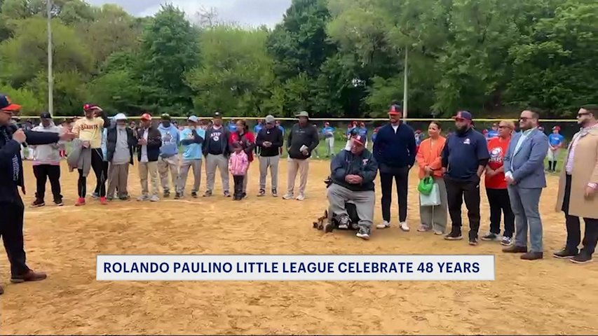 Video thumbnail for Little league opening ceremony in Claremont Park