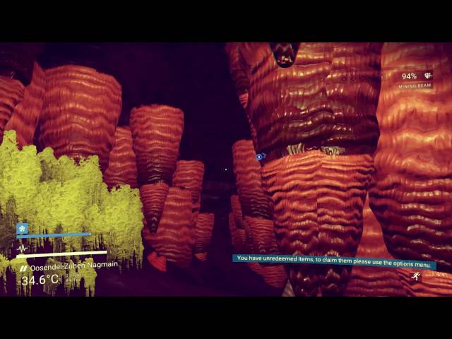 Video thumbnail for No Man's Sky - Oogendel-Zuhen: Fascination Bead, Shielding Shard, Power Cannister Loot & Explore PS4