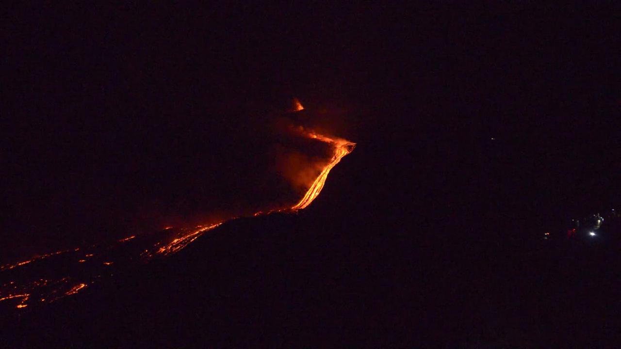 Video thumbnail for Italy: Mount Etna enters new paroxysmal phase with intense activity at Voragine crater.
