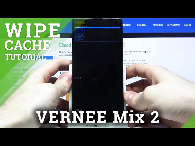 Video thumbnail for How to Wipe Cache Partition on VERNEE Mix 2 – Open Recovery Mode