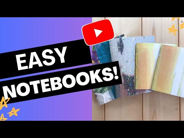 Video thumbnail for Super Quick and Easy Pocket Notebooks - Step by Step