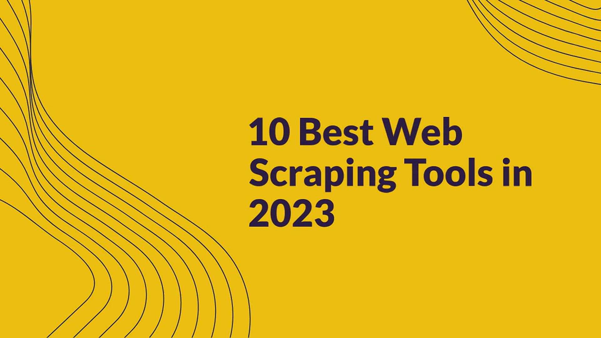 'Video thumbnail for 10 best web scraping tools in 2023'