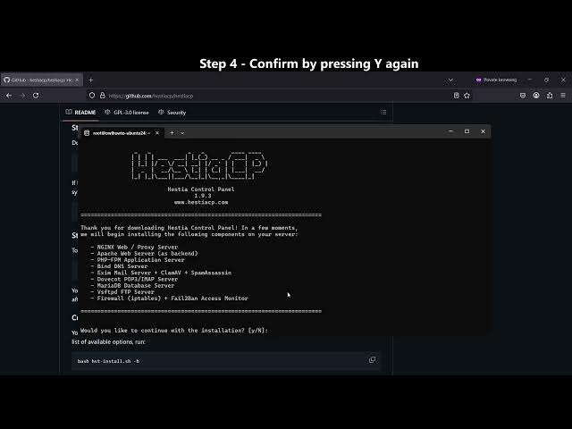 Video thumbnail for How to install Hestia Control Panel on Ubuntu 24 04 VPS