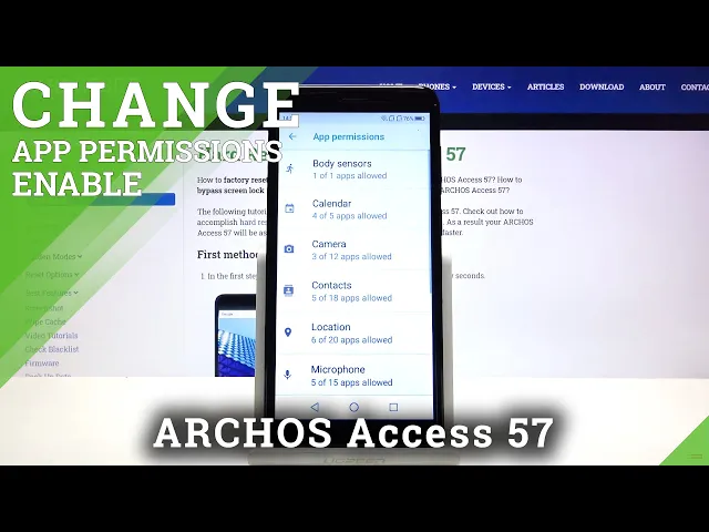 Video thumbnail for How to Edit App Permissions on Archos Access 57 – Change Application Permissions