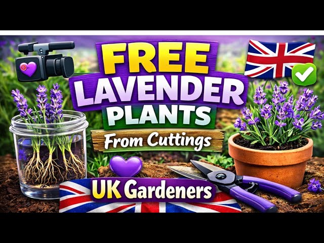 Video thumbnail for 🎥 ✅ 🌿 How to Get Free Lavender Plants from Cuttings 💜 | Easy Propagation for UK Gardeners