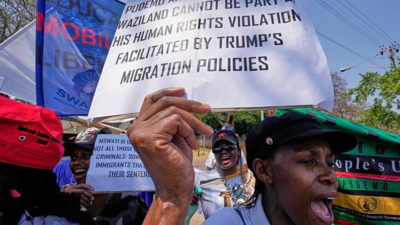 Video thumbnail for UN experts say US deportations to third countries cause 'cascade' of rights abuses