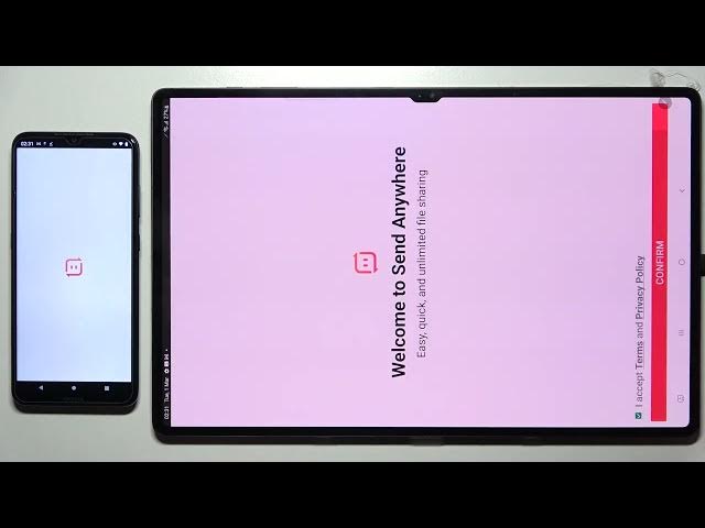Video thumbnail for How to Transfer files from an Android Device to Samsung Galaxy Tab S8 Ultra - Send Anywhere App