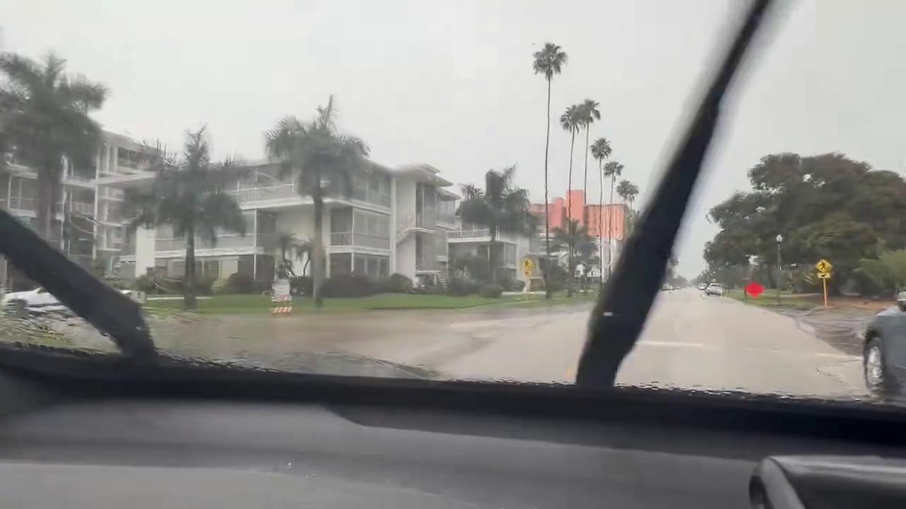 Video thumbnail for US: Rain Soaks St. Petersburg as Hurricane Isaias Heads for Gulf Coast.
