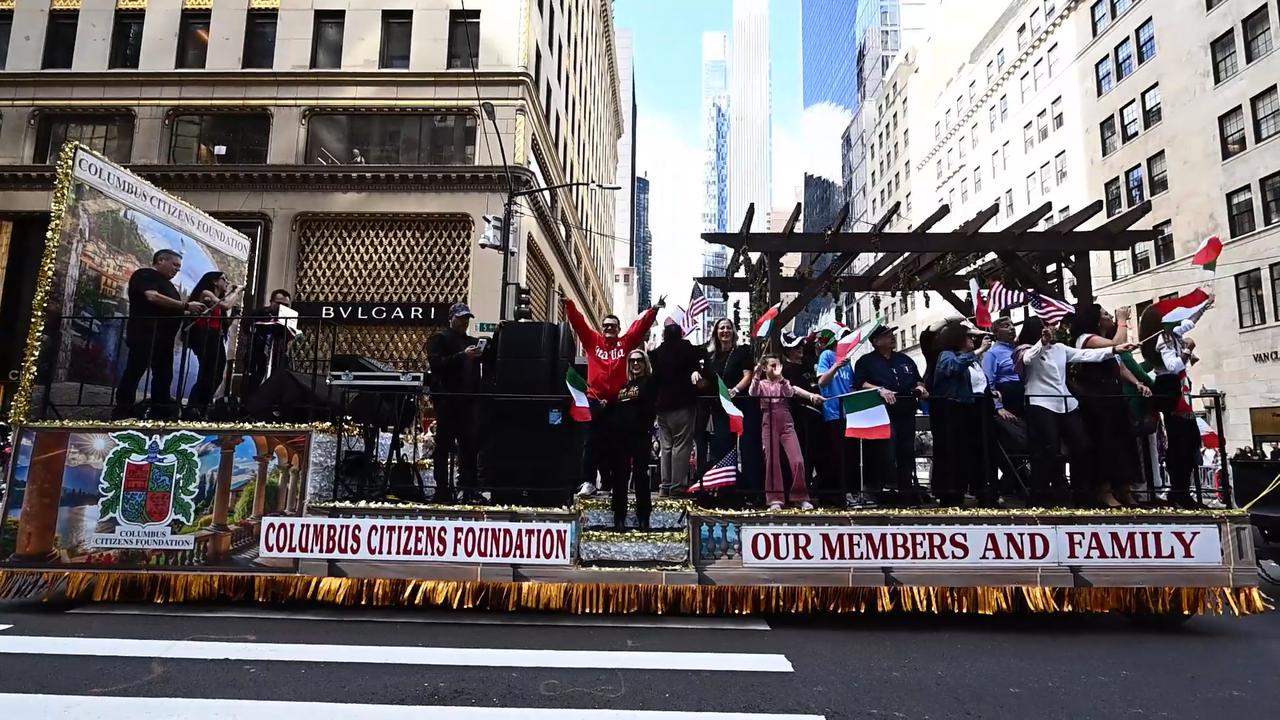 Video thumbnail for NY: 82nd Annual Columbus Day Parande - New York City 2.