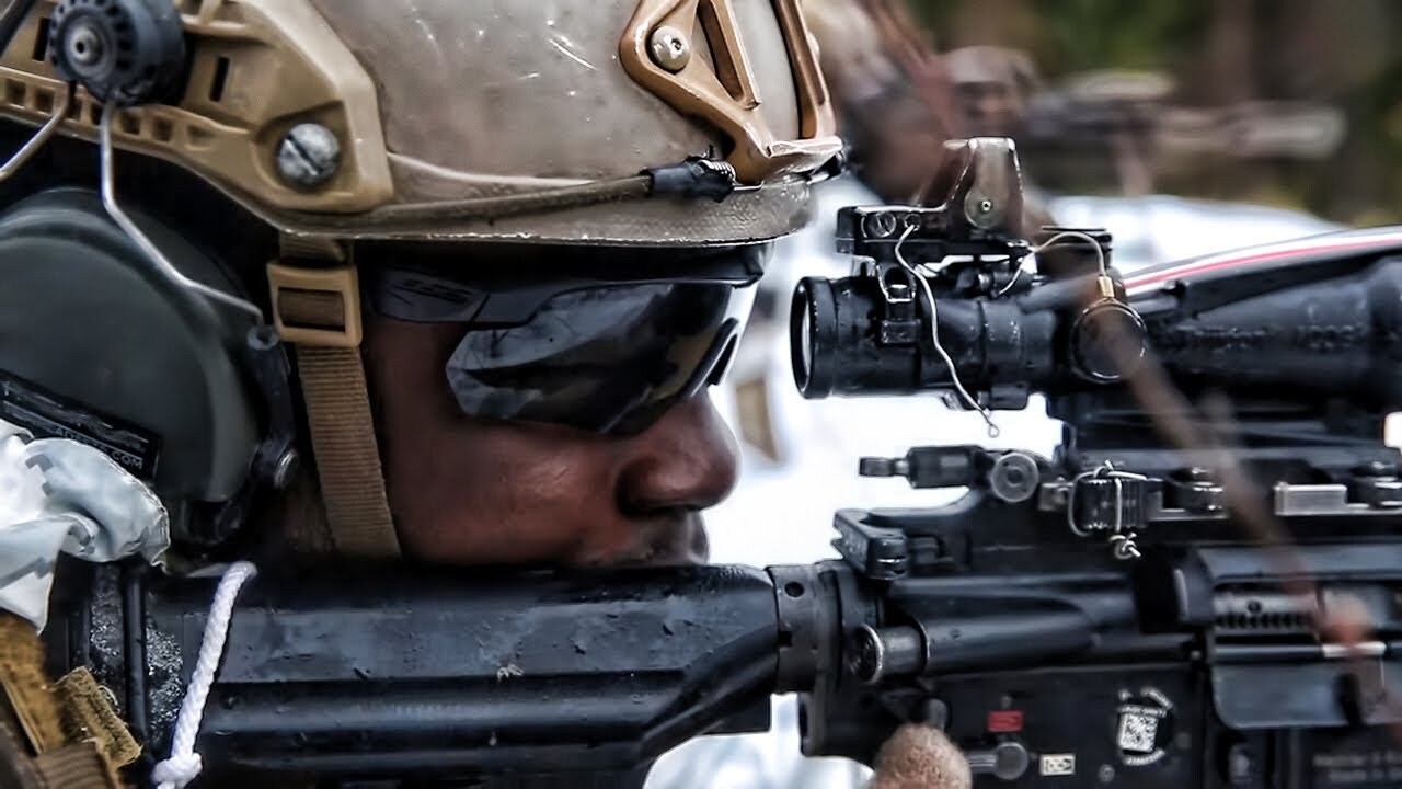 Video thumbnail for Marines Shoot Rifles With Suppressors In The Snow