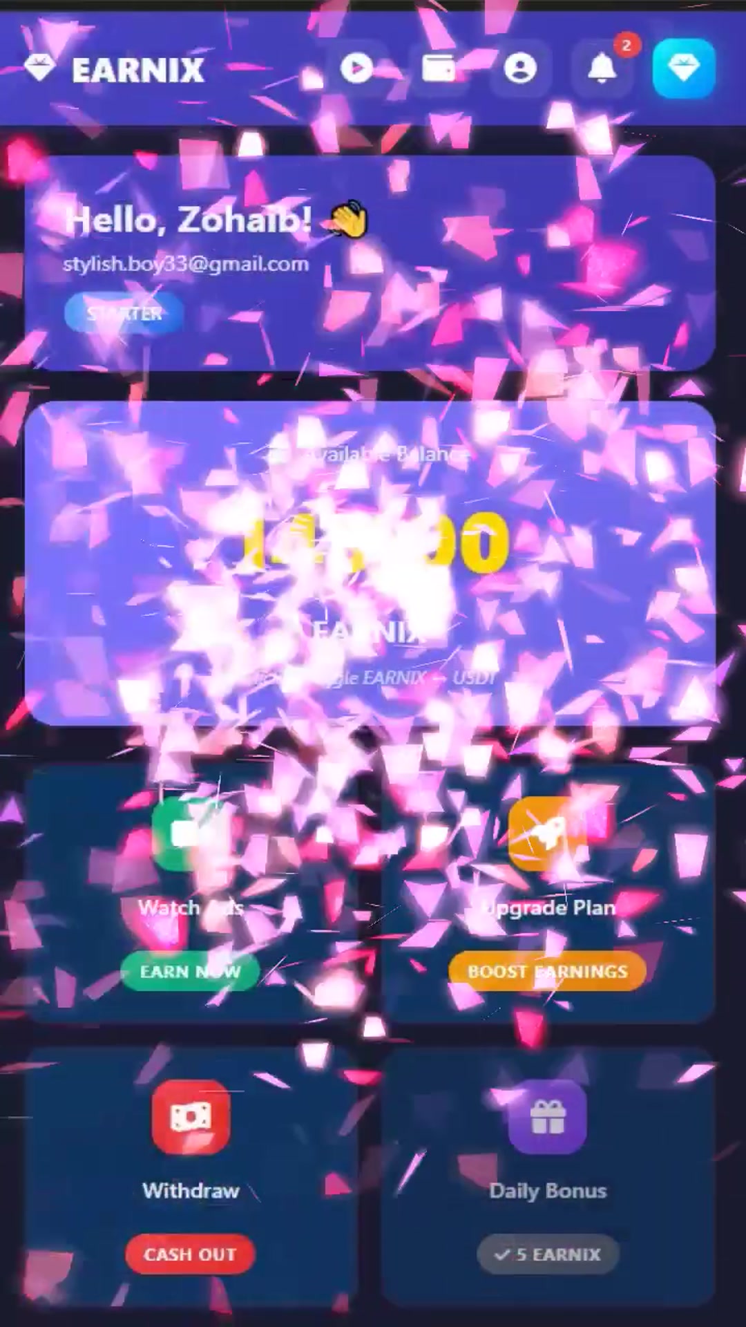 Video thumbnail for EARNIX | Earn Money Online by Watching Ads & Daily Rewards #Earnix#EarnMoneyOnline#onlineearning