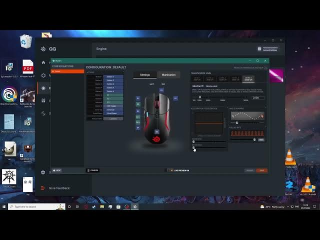Video thumbnail for Steelseries Rival 5  - How To Change Mouse Acceleration Level