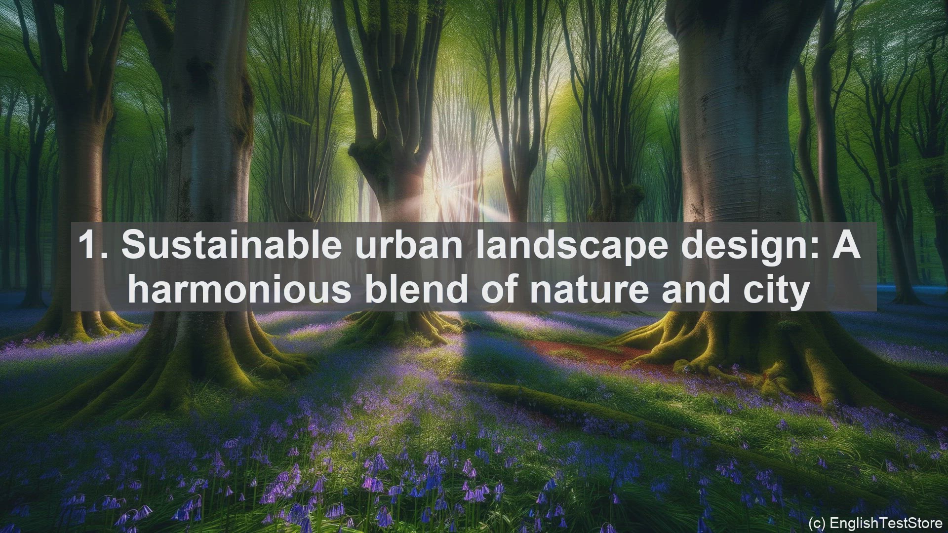 'Video thumbnail for Top 10 Sentences for Understanding Sustainable Urban Landscape Design'