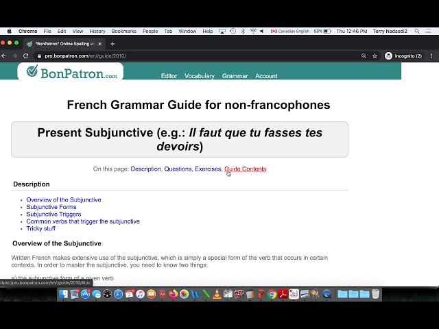 Video thumbnail for BonPatron Grammar Guide