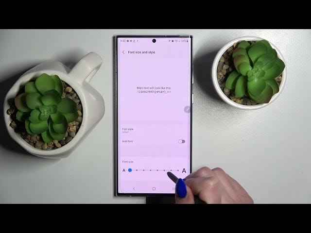 Video thumbnail for SAMSUNG Galaxy S22 Ultra Font Size | Change & Adjust Font Size