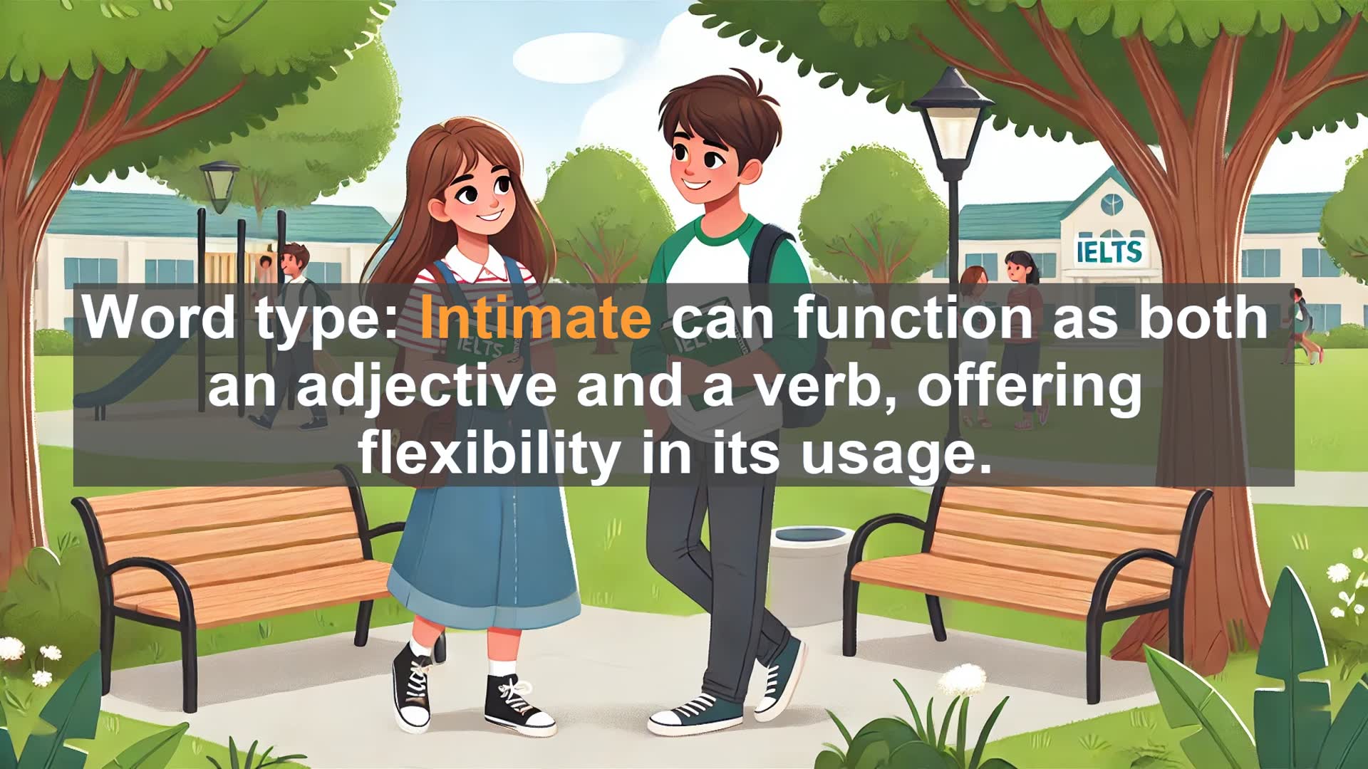 'Video thumbnail for 5000 Must Know IELTS 8.0 Vocabulary - Understanding 'Intimate': Boost Your IELTS Vocabulary'