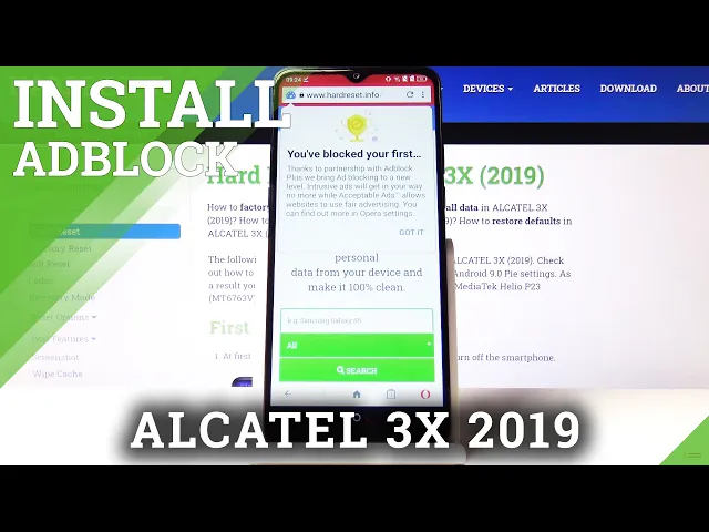 Video thumbnail for How to Install AdBlock in ALCATEL 3X (2019) – Block All Adverts
