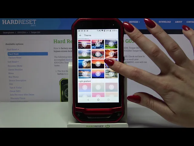 Video thumbnail for How to Change Keyboard Theme in KYOCERA Torque G03 – Customize Your Keyboard