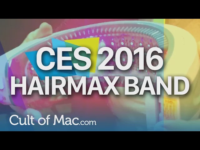 Video thumbnail for Hairmax Band regrows hair | CES 2016