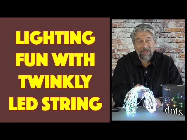 Video thumbnail for Twinkly "DOTS" Flexible Smart LED String -- DEMO & REVIEW