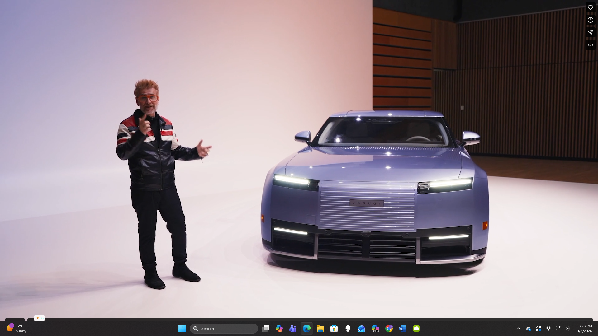 Video thumbnail for JAGUAR TYPE 01 REVEAL FROM ENGLAND