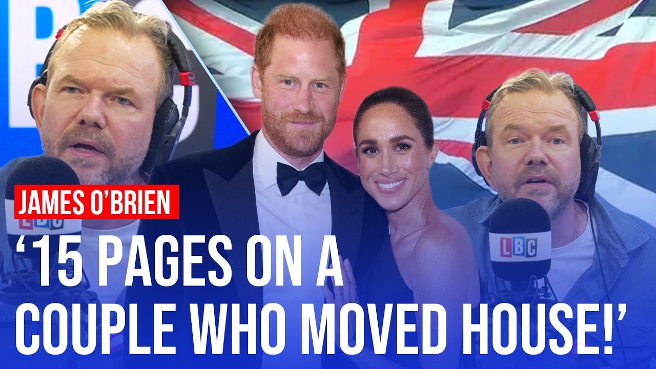 Video thumbnail for 'I'm tired already!' | Harry and Meghan's return to the UK