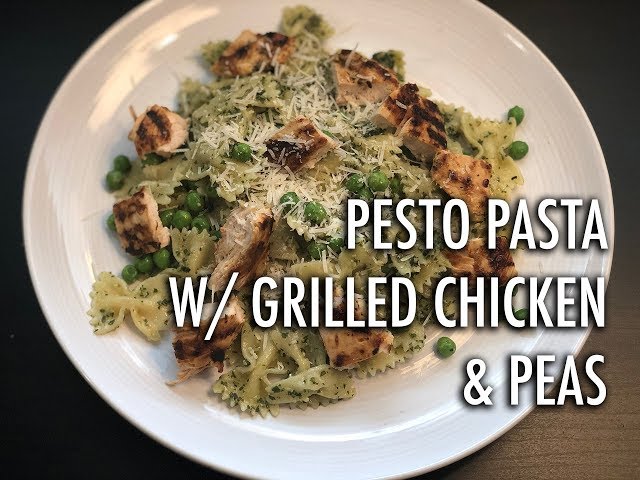 Video thumbnail for Pesto Pasta with Grilled Chicken and Peas | Italian Pasta Dinner Recipe | Cooking with Anadi