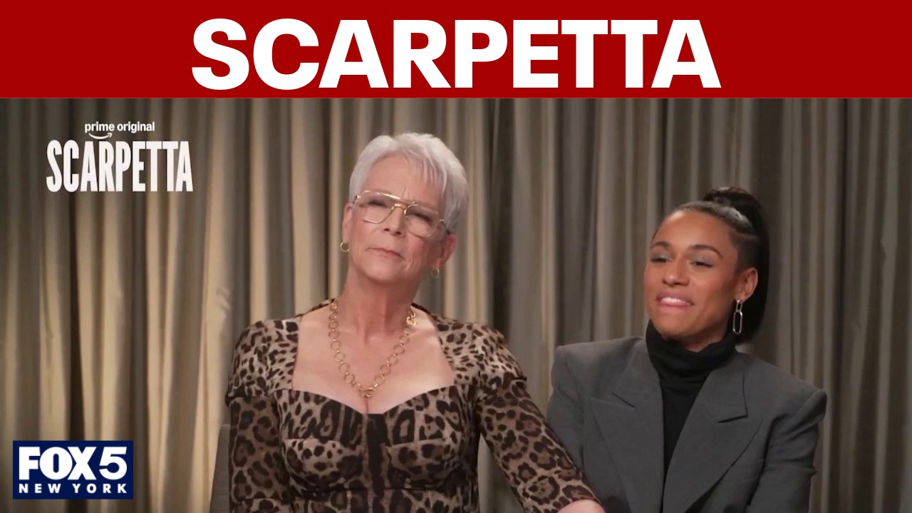 Video thumbnail for Jamie Lee Curtis and Ariana DeBose talk Scarpetta