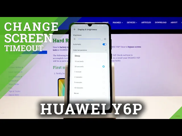 Video thumbnail for How to Set Up Screen Timeout in HUAWEI Y6P – Adjust Timeout Display Settings