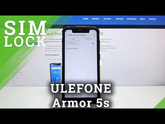 Video thumbnail for How to Lock SIM Card on ULEFONE Armor 5s – Add PIN to SIM Card