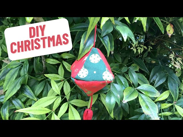 'Video thumbnail for How to Sew Christmas Tree Diamond Decorations - Free Pattern'