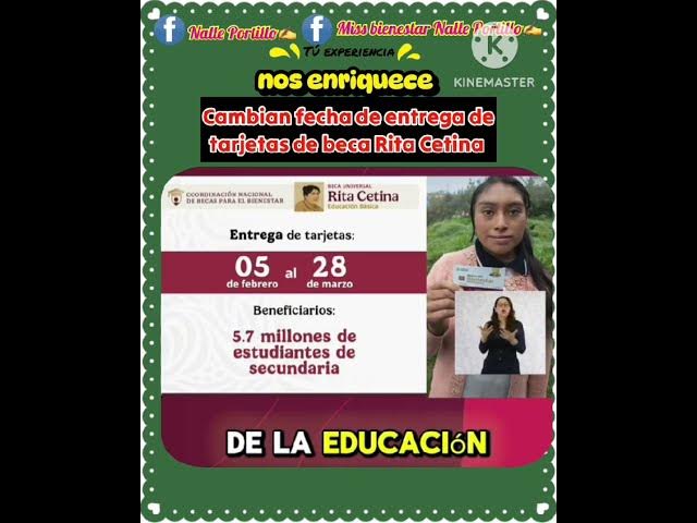Video thumbnail for Entrega de tarjetas Beca universaal Rita Cetina 2025 secundaria #becaritacetina #becasbienestar