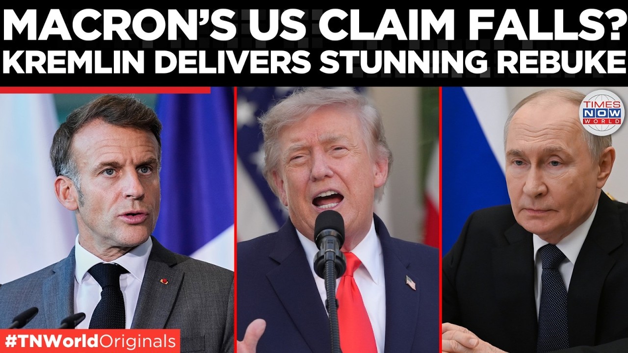 Video thumbnail for FRANCE VS RUSSIA: Macron Claims Trump Picked Kyiv’s Side As Kremlin Fires Back | Times Now World